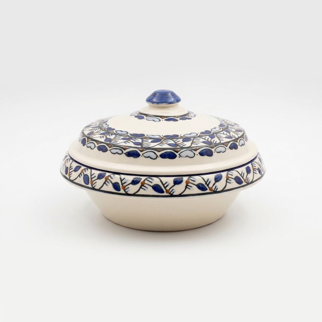 Soupière avec couvercle – Collection Plume – Image 1