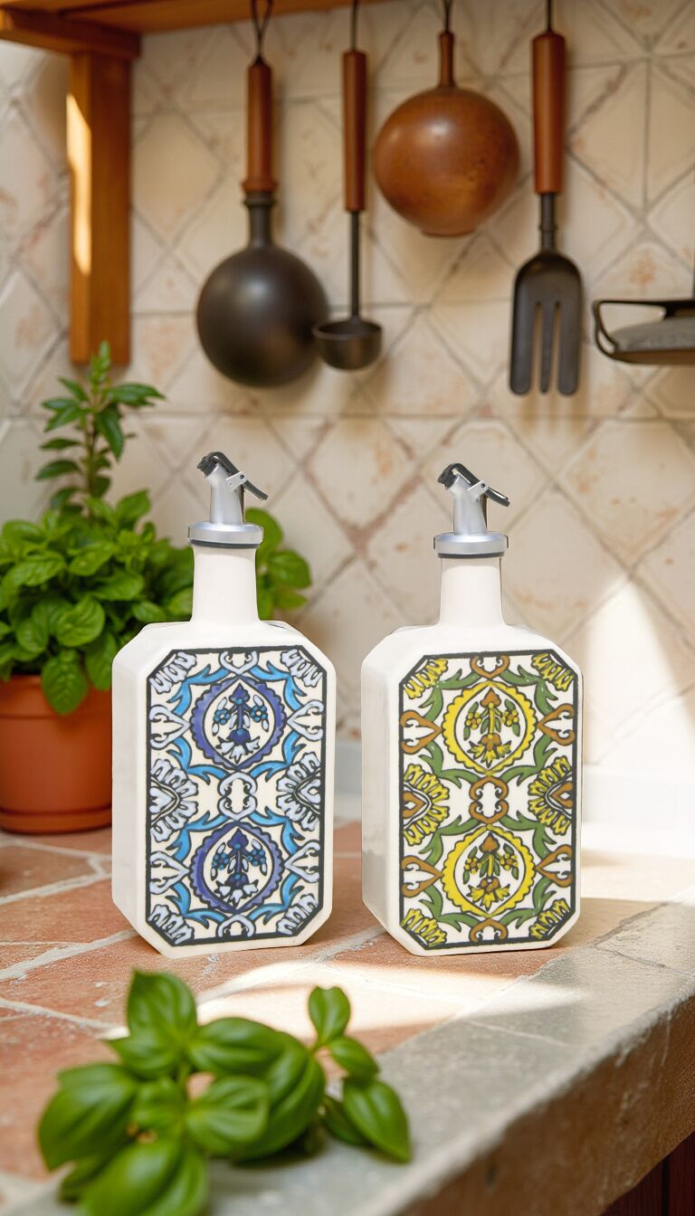 Bouteille D'huile rectangle Azhar – Image 1